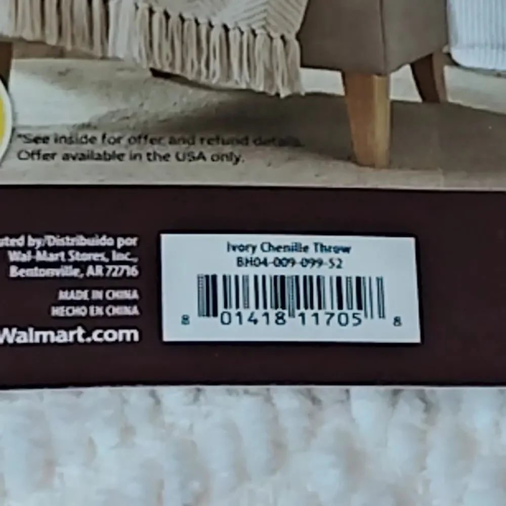 Better Homes soft chenille